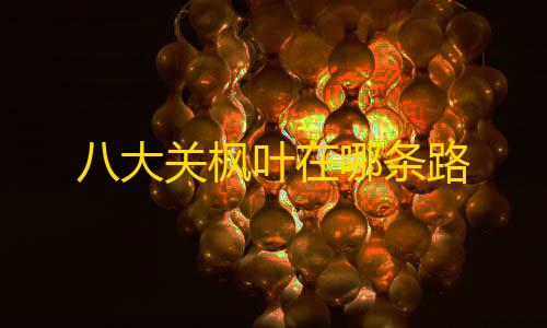 三角洲开挂科技软件八大关枫叶在哪条路